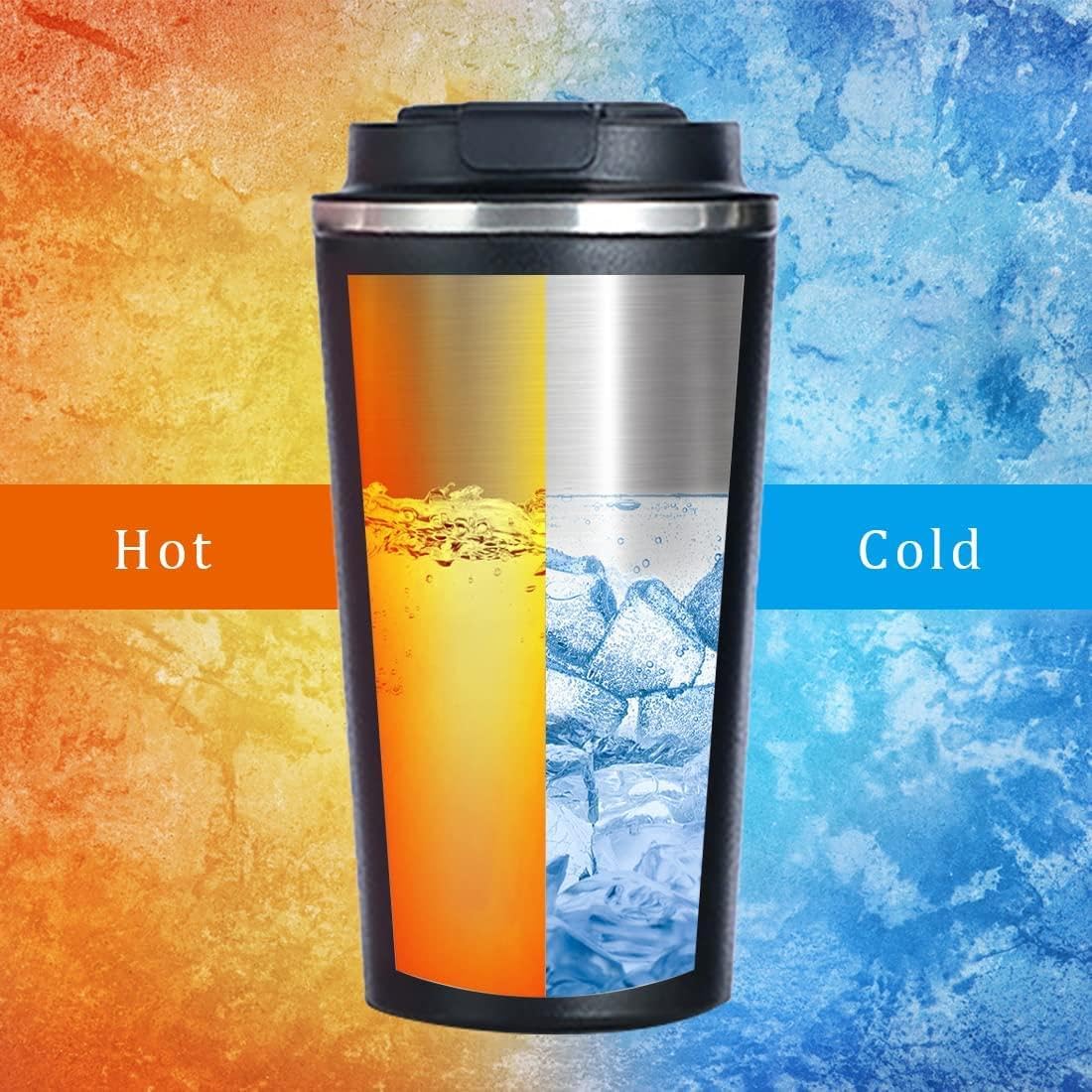 Cana termica, Zola, 500 ml, otel inoxidabil si plastic, afisaj LED temperatura, 8.5x16 cm, negru Cana termica, Zola, 500 ml, otel inoxidabil si plastic, afisaj LED temperatura, 8.5x16 cm, negru